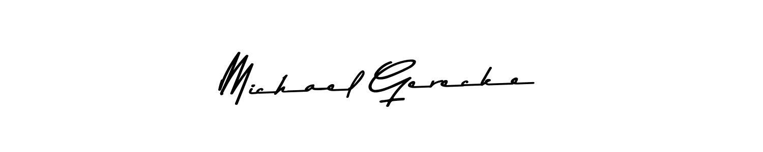 Also You can easily find your signature by using the search form. We will create Michael Gerecke name handwritten signature images for you free of cost using Asem Kandis PERSONAL USE sign style. Michael Gerecke signature style 9 images and pictures png