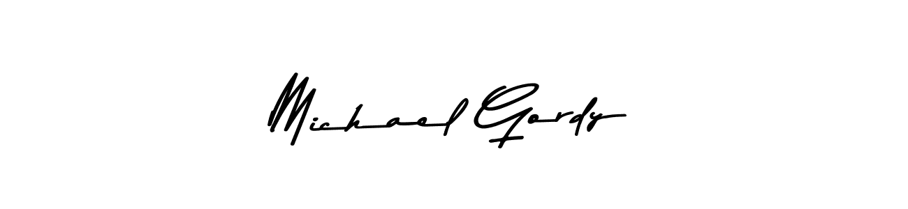 Make a beautiful signature design for name Michael Gordy. With this signature (Asem Kandis PERSONAL USE) style, you can create a handwritten signature for free. Michael Gordy signature style 9 images and pictures png