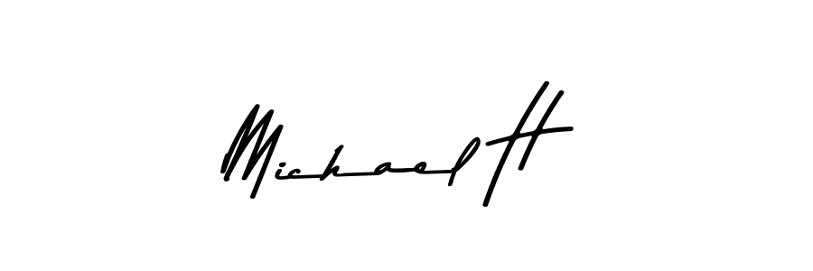 Also we have Michael H name is the best signature style. Create professional handwritten signature collection using Asem Kandis PERSONAL USE autograph style. Michael H signature style 9 images and pictures png