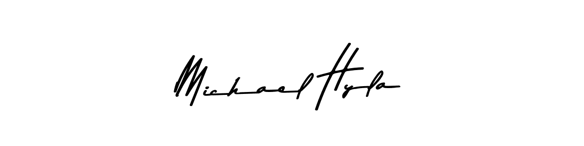 How to make Michael Hyla signature? Asem Kandis PERSONAL USE is a professional autograph style. Create handwritten signature for Michael Hyla name. Michael Hyla signature style 9 images and pictures png