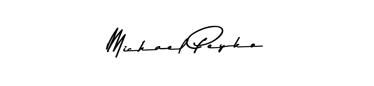 Make a beautiful signature design for name Michael Peyko. With this signature (Asem Kandis PERSONAL USE) style, you can create a handwritten signature for free. Michael Peyko signature style 9 images and pictures png