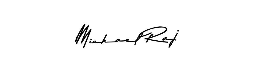 Design your own signature with our free online signature maker. With this signature software, you can create a handwritten (Asem Kandis PERSONAL USE) signature for name Michael Raj. Michael Raj signature style 9 images and pictures png