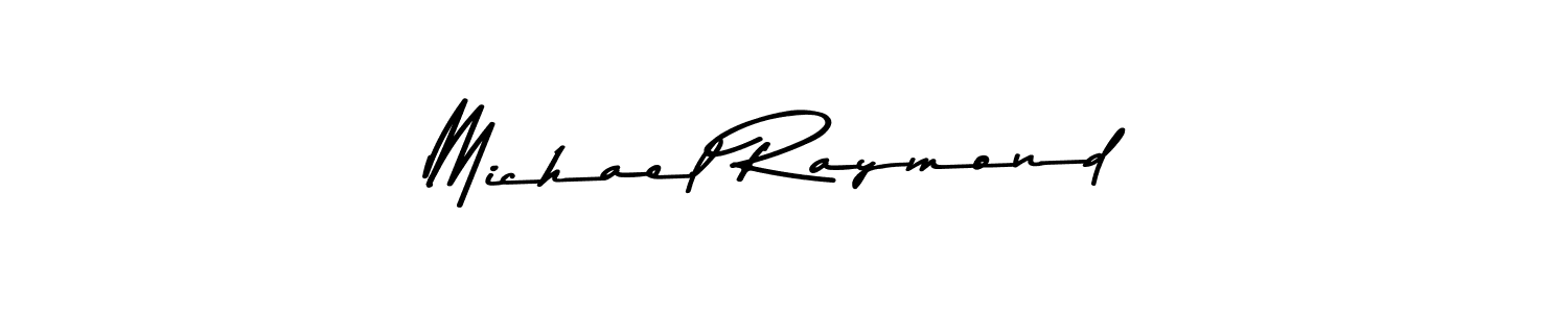 Design your own signature with our free online signature maker. With this signature software, you can create a handwritten (Asem Kandis PERSONAL USE) signature for name Michael Raymond. Michael Raymond signature style 9 images and pictures png