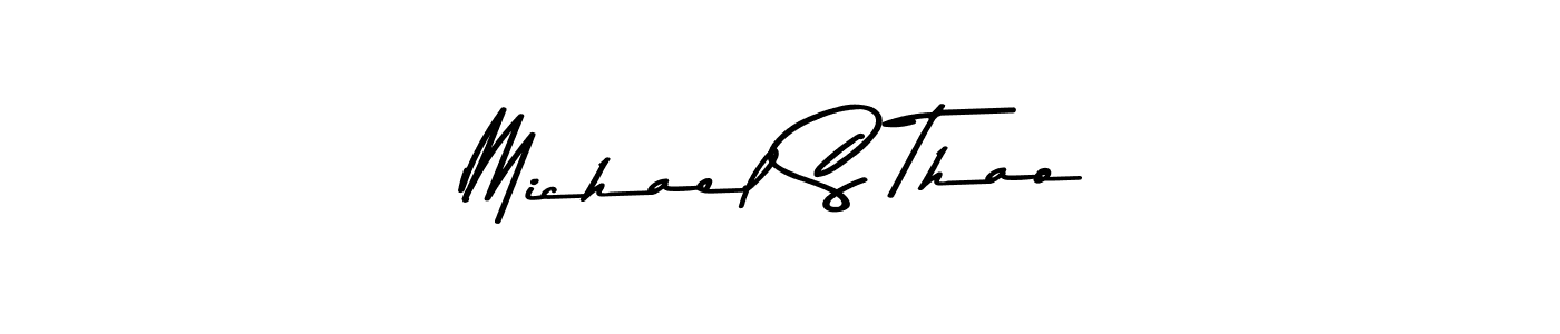 How to make Michael S Thao signature? Asem Kandis PERSONAL USE is a professional autograph style. Create handwritten signature for Michael S Thao name. Michael S Thao signature style 9 images and pictures png
