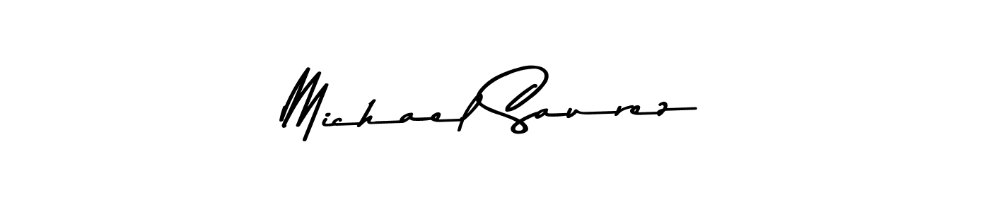 Make a beautiful signature design for name Michael Saurez. With this signature (Asem Kandis PERSONAL USE) style, you can create a handwritten signature for free. Michael Saurez signature style 9 images and pictures png