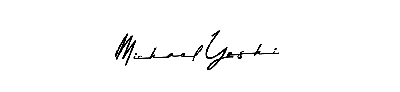 Make a beautiful signature design for name Michael Yoshi. With this signature (Asem Kandis PERSONAL USE) style, you can create a handwritten signature for free. Michael Yoshi signature style 9 images and pictures png