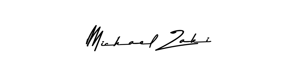 Create a beautiful signature design for name Michael Zaki. With this signature (Asem Kandis PERSONAL USE) fonts, you can make a handwritten signature for free. Michael Zaki signature style 9 images and pictures png