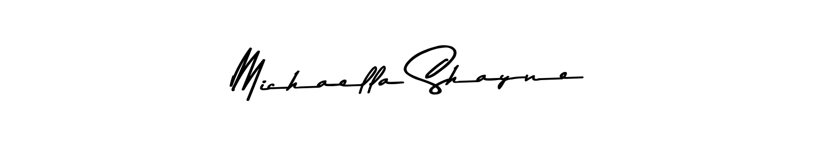 Make a beautiful signature design for name Michaella Shayne. Use this online signature maker to create a handwritten signature for free. Michaella Shayne signature style 9 images and pictures png