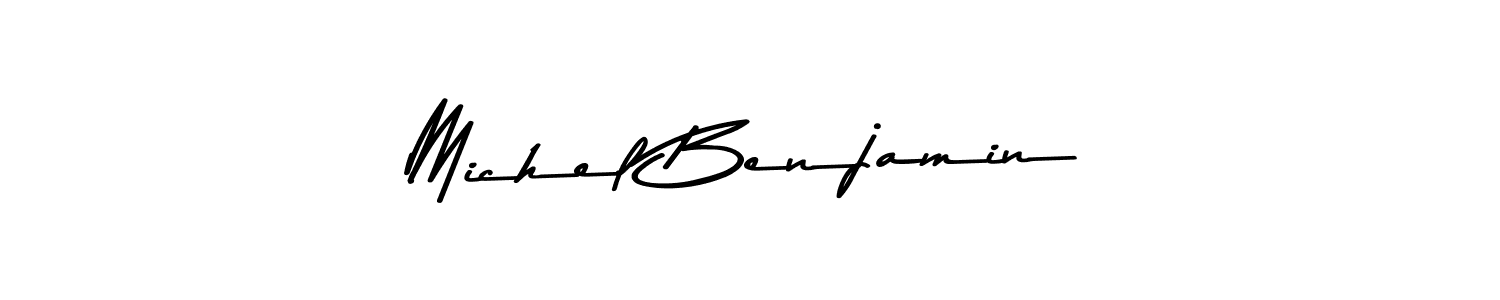 How to make Michel Benjamin signature? Asem Kandis PERSONAL USE is a professional autograph style. Create handwritten signature for Michel Benjamin name. Michel Benjamin signature style 9 images and pictures png