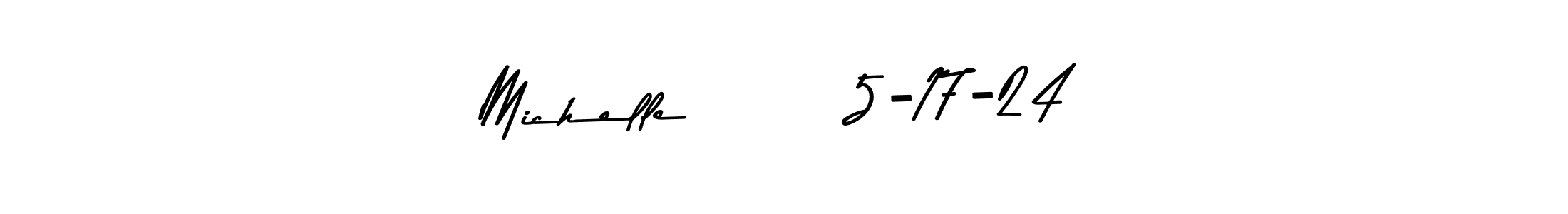 Michelle       5-17-24 stylish signature style. Best Handwritten Sign (Asem Kandis PERSONAL USE) for my name. Handwritten Signature Collection Ideas for my name Michelle       5-17-24. Michelle       5-17-24 signature style 9 images and pictures png