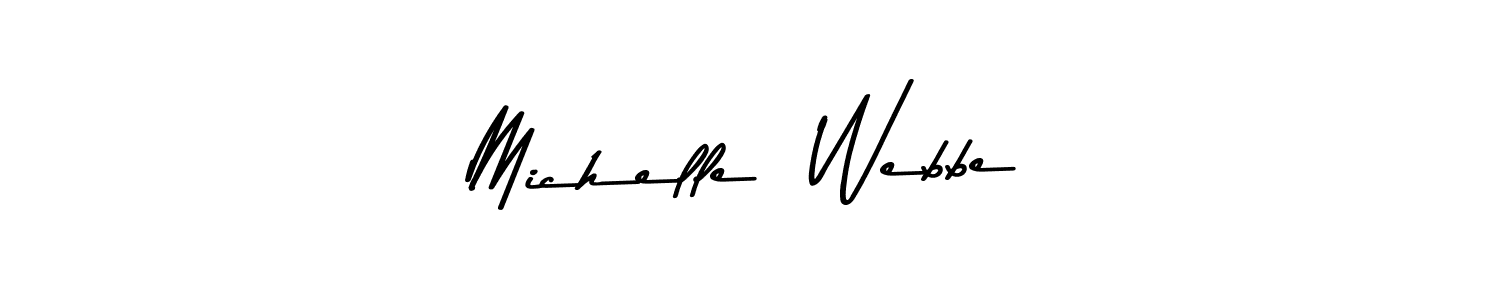 Design your own signature with our free online signature maker. With this signature software, you can create a handwritten (Asem Kandis PERSONAL USE) signature for name Michelle  Webbe. Michelle  Webbe signature style 9 images and pictures png