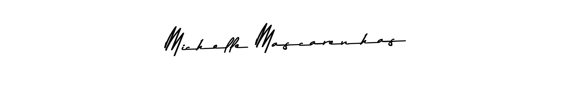 Create a beautiful signature design for name Michelle Mascarenhas. With this signature (Asem Kandis PERSONAL USE) fonts, you can make a handwritten signature for free. Michelle Mascarenhas signature style 9 images and pictures png