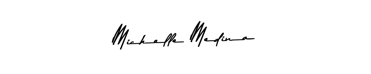 The best way (Asem Kandis PERSONAL USE) to make a short signature is to pick only two or three words in your name. The name Michelle Medina include a total of six letters. For converting this name. Michelle Medina signature style 9 images and pictures png