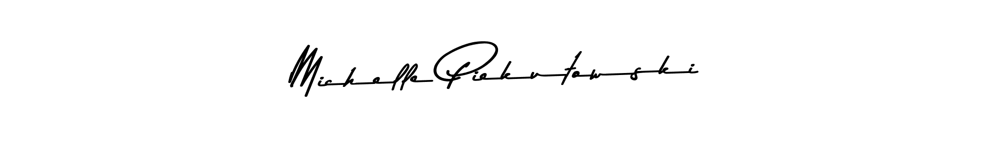 This is the best signature style for the Michelle Piekutowski name. Also you like these signature font (Asem Kandis PERSONAL USE). Mix name signature. Michelle Piekutowski signature style 9 images and pictures png