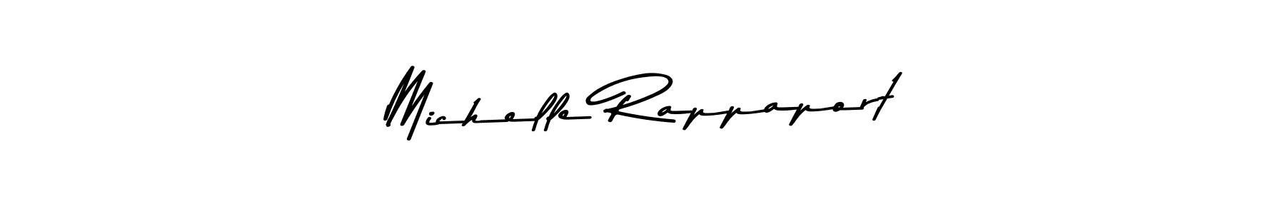 How to make Michelle Rappaport name signature. Use Asem Kandis PERSONAL USE style for creating short signs online. This is the latest handwritten sign. Michelle Rappaport signature style 9 images and pictures png