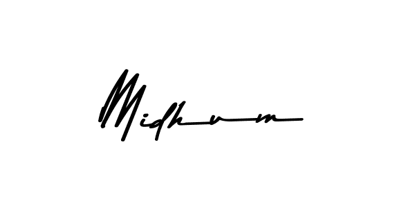 Asem Kandis PERSONAL USE is a professional signature style that is perfect for those who want to add a touch of class to their signature. It is also a great choice for those who want to make their signature more unique. Get Midhum name to fancy signature for free. Midhum signature style 9 images and pictures png