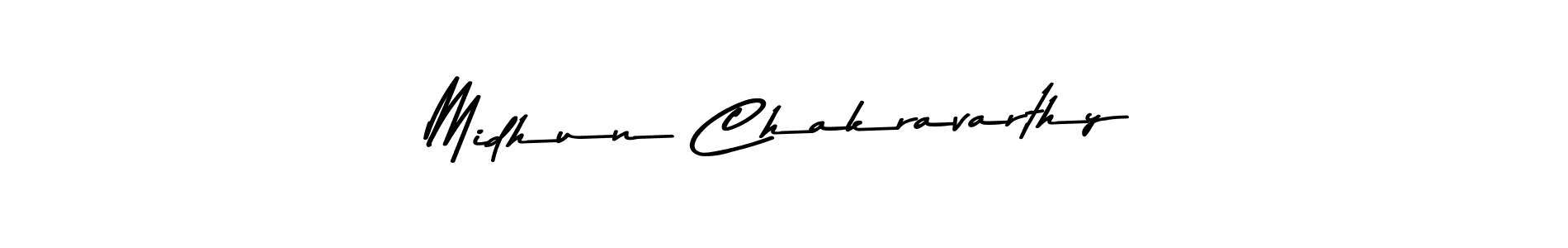 Use a signature maker to create a handwritten signature online. With this signature software, you can design (Asem Kandis PERSONAL USE) your own signature for name Midhun Chakravarthy. Midhun Chakravarthy signature style 9 images and pictures png