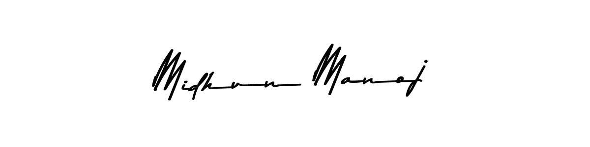 Similarly Asem Kandis PERSONAL USE is the best handwritten signature design. Signature creator online .You can use it as an online autograph creator for name Midhun Manoj. Midhun Manoj signature style 9 images and pictures png