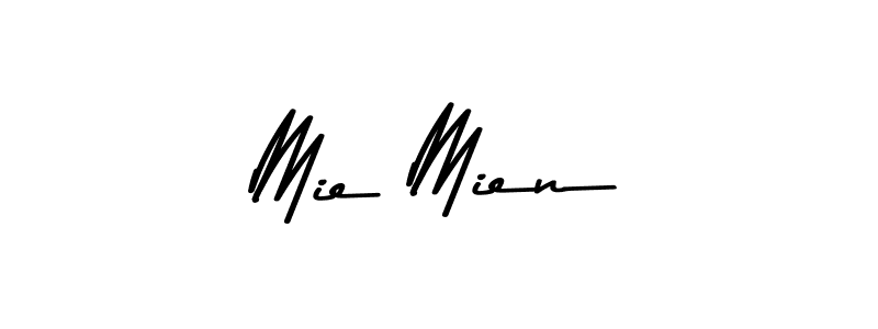 You should practise on your own different ways (Asem Kandis PERSONAL USE) to write your name (Mie Mien) in signature. don't let someone else do it for you. Mie Mien signature style 9 images and pictures png