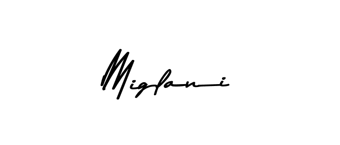 Miglani stylish signature style. Best Handwritten Sign (Asem Kandis PERSONAL USE) for my name. Handwritten Signature Collection Ideas for my name Miglani. Miglani signature style 9 images and pictures png