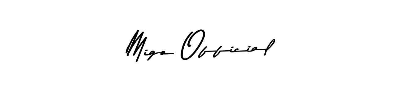 Make a beautiful signature design for name Migo Official. Use this online signature maker to create a handwritten signature for free. Migo Official signature style 9 images and pictures png