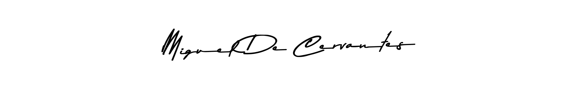 You should practise on your own different ways (Asem Kandis PERSONAL USE) to write your name (Miguel De Cervantes) in signature. don't let someone else do it for you. Miguel De Cervantes signature style 9 images and pictures png