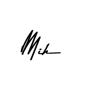 Make a beautiful signature design for name Mih. Use this online signature maker to create a handwritten signature for free. Mih signature style 9 images and pictures png