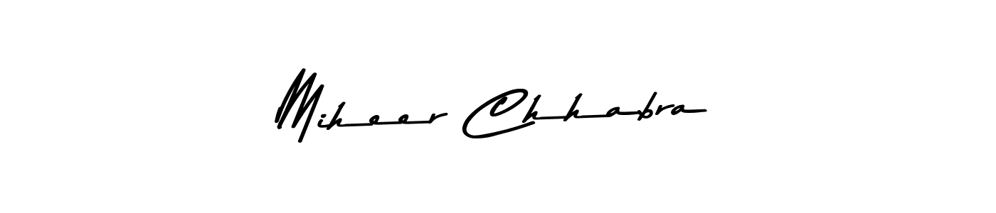 Here are the top 10 professional signature styles for the name Miheer Chhabra. These are the best autograph styles you can use for your name. Miheer Chhabra signature style 9 images and pictures png
