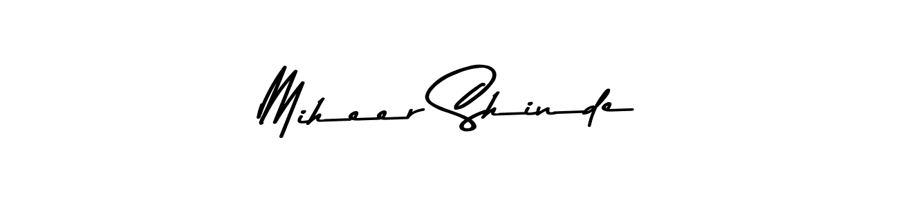 if you are searching for the best signature style for your name Miheer Shinde. so please give up your signature search. here we have designed multiple signature styles  using Asem Kandis PERSONAL USE. Miheer Shinde signature style 9 images and pictures png