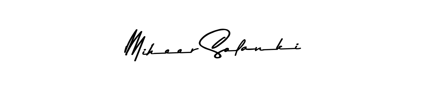 Similarly Asem Kandis PERSONAL USE is the best handwritten signature design. Signature creator online .You can use it as an online autograph creator for name Miheer Solanki. Miheer Solanki signature style 9 images and pictures png