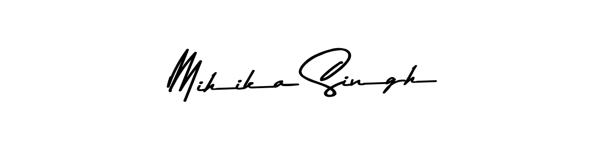 The best way (Asem Kandis PERSONAL USE) to make a short signature is to pick only two or three words in your name. The name Mihika Singh include a total of six letters. For converting this name. Mihika Singh signature style 9 images and pictures png