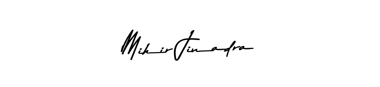 The best way (Asem Kandis PERSONAL USE) to make a short signature is to pick only two or three words in your name. The name Mihir Jinadra include a total of six letters. For converting this name. Mihir Jinadra signature style 9 images and pictures png