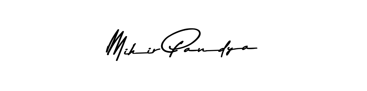 Similarly Asem Kandis PERSONAL USE is the best handwritten signature design. Signature creator online .You can use it as an online autograph creator for name Mihir Pandya. Mihir Pandya signature style 9 images and pictures png