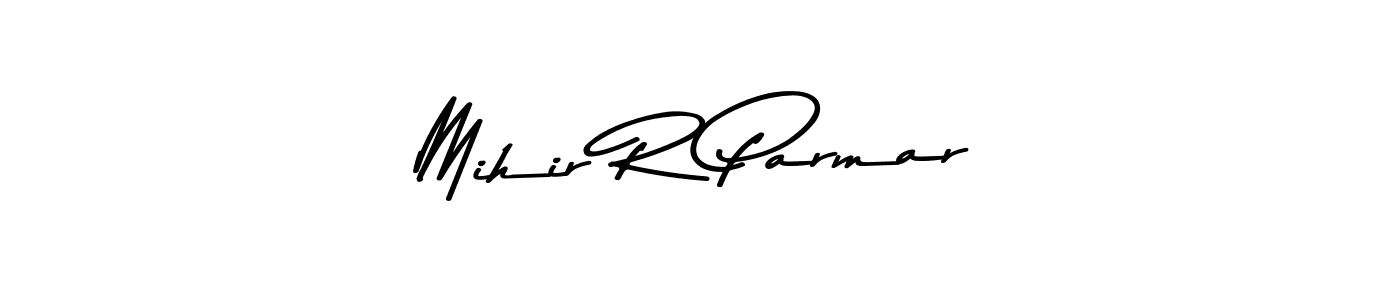 if you are searching for the best signature style for your name Mihir R Parmar. so please give up your signature search. here we have designed multiple signature styles  using Asem Kandis PERSONAL USE. Mihir R Parmar signature style 9 images and pictures png