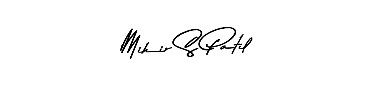 Also You can easily find your signature by using the search form. We will create Mihir S Patil name handwritten signature images for you free of cost using Asem Kandis PERSONAL USE sign style. Mihir S Patil signature style 9 images and pictures png