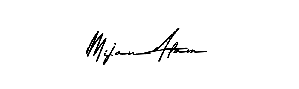 You should practise on your own different ways (Asem Kandis PERSONAL USE) to write your name (Mijan Alam) in signature. don't let someone else do it for you. Mijan Alam signature style 9 images and pictures png