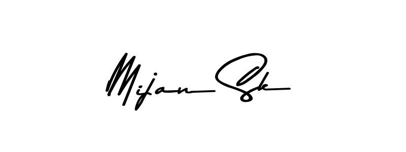 Design your own signature with our free online signature maker. With this signature software, you can create a handwritten (Asem Kandis PERSONAL USE) signature for name Mijan Sk. Mijan Sk signature style 9 images and pictures png