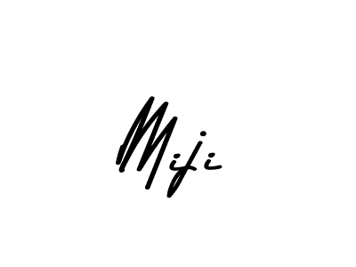 Design your own signature with our free online signature maker. With this signature software, you can create a handwritten (Asem Kandis PERSONAL USE) signature for name Miji. Miji signature style 9 images and pictures png