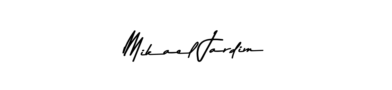 Create a beautiful signature design for name Mikael Jardim. With this signature (Asem Kandis PERSONAL USE) fonts, you can make a handwritten signature for free. Mikael Jardim signature style 9 images and pictures png