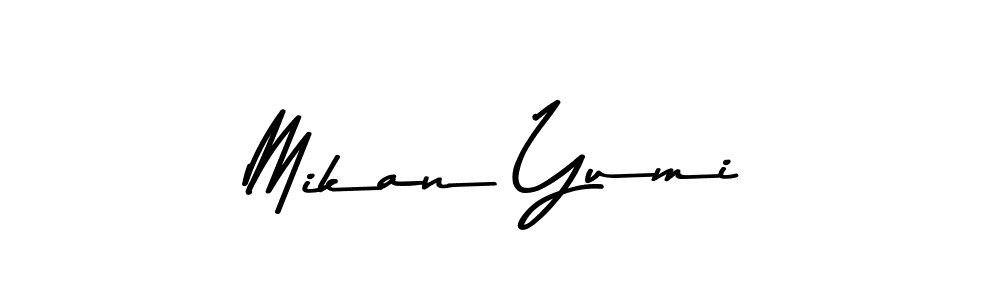 You should practise on your own different ways (Asem Kandis PERSONAL USE) to write your name (Mikan Yumi) in signature. don't let someone else do it for you. Mikan Yumi signature style 9 images and pictures png