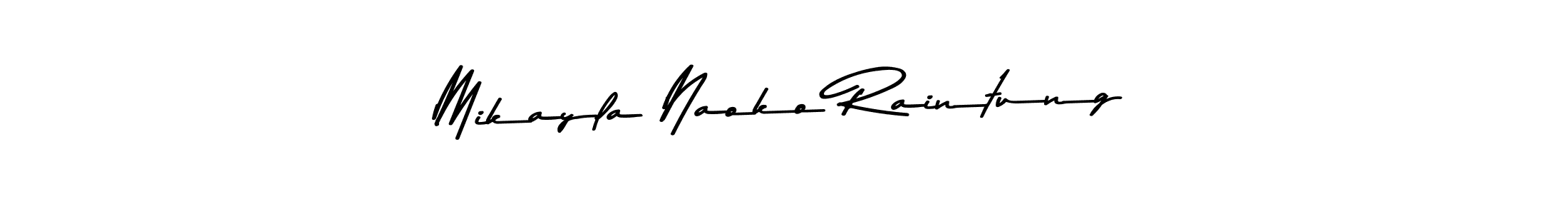 Similarly Asem Kandis PERSONAL USE is the best handwritten signature design. Signature creator online .You can use it as an online autograph creator for name Mikayla Naoko Raintung. Mikayla Naoko Raintung signature style 9 images and pictures png