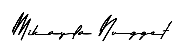 Check out images of Autograph of Mikayla Nugget name. Actor Mikayla Nugget Signature Style. Asem Kandis PERSONAL USE is a professional sign style online. Mikayla Nugget signature style 9 images and pictures png