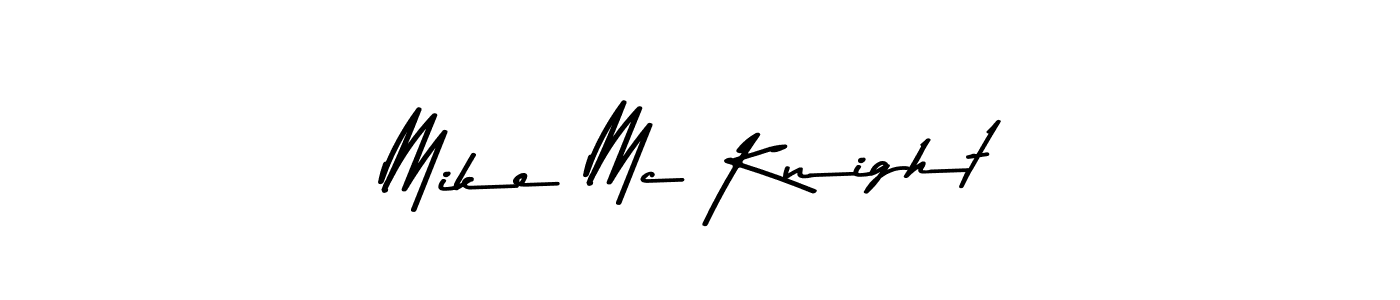 Create a beautiful signature design for name Mike Mc Knight. With this signature (Asem Kandis PERSONAL USE) fonts, you can make a handwritten signature for free. Mike Mc Knight signature style 9 images and pictures png