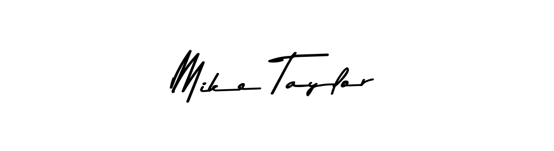 How to make Mike Taylor name signature. Use Asem Kandis PERSONAL USE style for creating short signs online. This is the latest handwritten sign. Mike Taylor signature style 9 images and pictures png