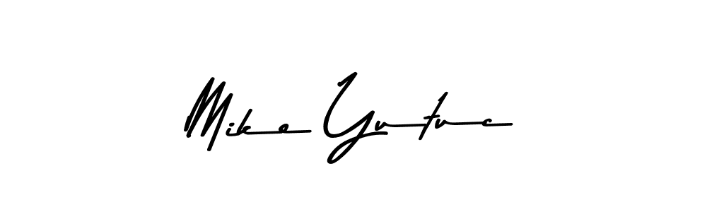 Here are the top 10 professional signature styles for the name Mike Yutuc. These are the best autograph styles you can use for your name. Mike Yutuc signature style 9 images and pictures png