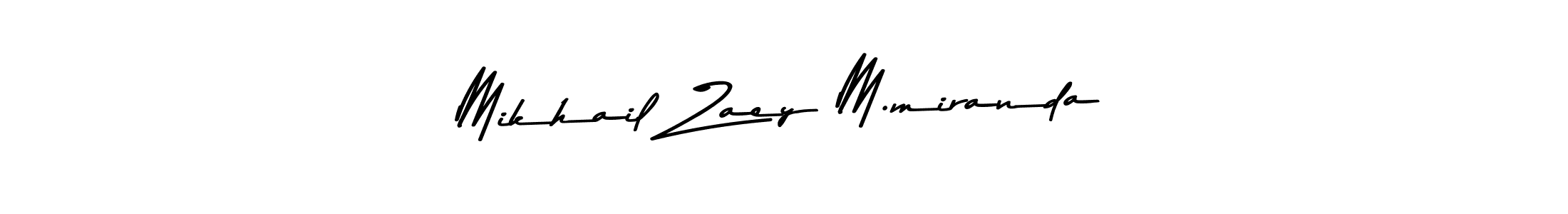 Check out images of Autograph of Mikhail Zaey M.miranda name. Actor Mikhail Zaey M.miranda Signature Style. Asem Kandis PERSONAL USE is a professional sign style online. Mikhail Zaey M.miranda signature style 9 images and pictures png