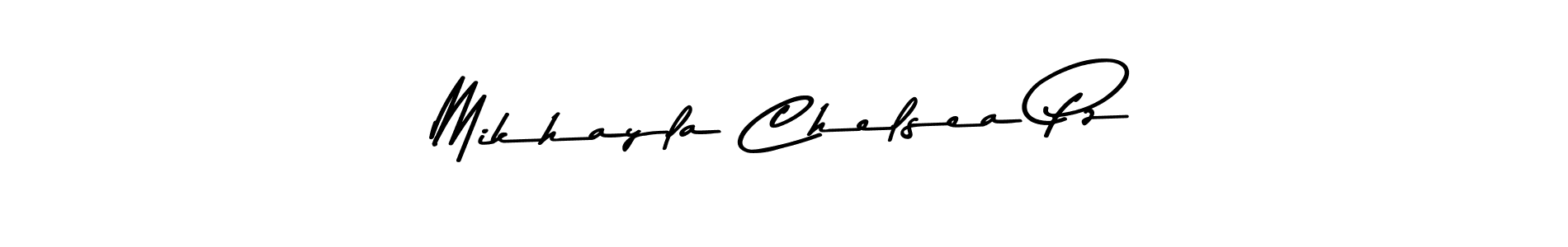 Here are the top 10 professional signature styles for the name Mikhayla Chelsea Pz. These are the best autograph styles you can use for your name. Mikhayla Chelsea Pz signature style 9 images and pictures png