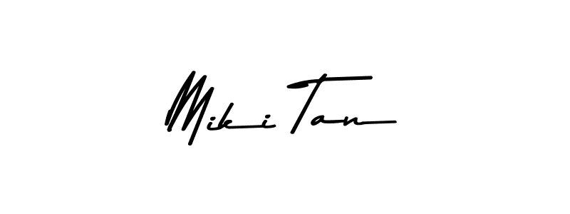 Design your own signature with our free online signature maker. With this signature software, you can create a handwritten (Asem Kandis PERSONAL USE) signature for name Miki Tan. Miki Tan signature style 9 images and pictures png