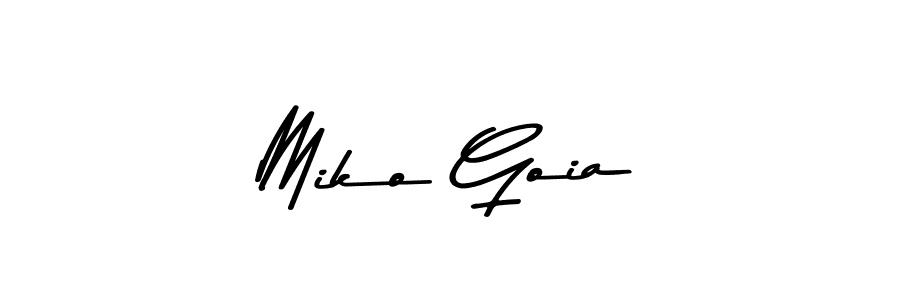 Also we have Miko Goia name is the best signature style. Create professional handwritten signature collection using Asem Kandis PERSONAL USE autograph style. Miko Goia signature style 9 images and pictures png