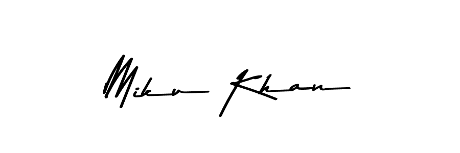 Here are the top 10 professional signature styles for the name Miku Khan. These are the best autograph styles you can use for your name. Miku Khan signature style 9 images and pictures png
